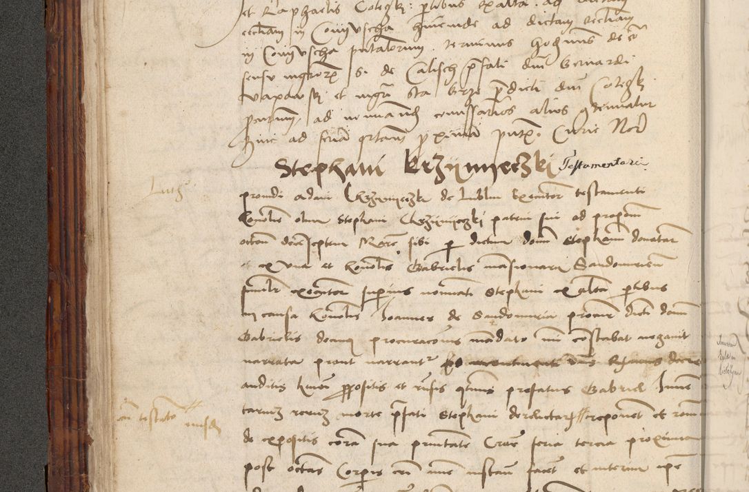 Zdjęcie nr 62 dla obiektu archiwalnego: Volumen III actorum episcopalium R.R.  Joannis Konarski episcopi Cracoviensis ex annis 18 I 1520-27 III 1524