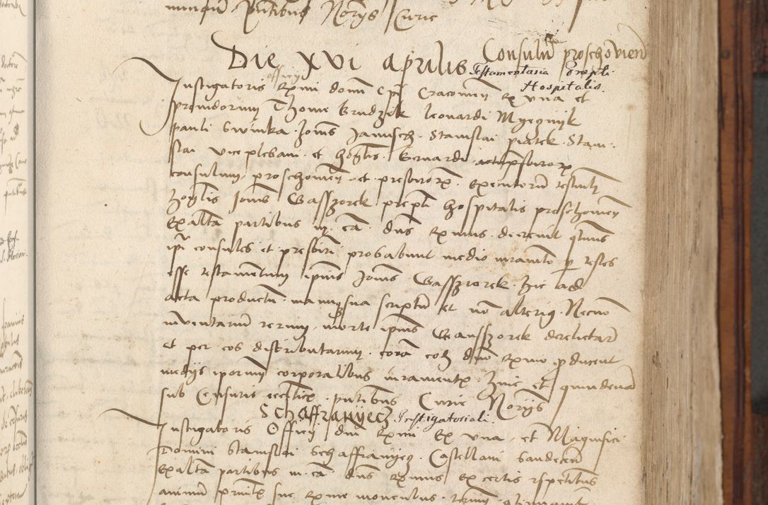 Zdjęcie nr 61 dla obiektu archiwalnego: Volumen III actorum episcopalium R.R.  Joannis Konarski episcopi Cracoviensis ex annis 18 I 1520-27 III 1524