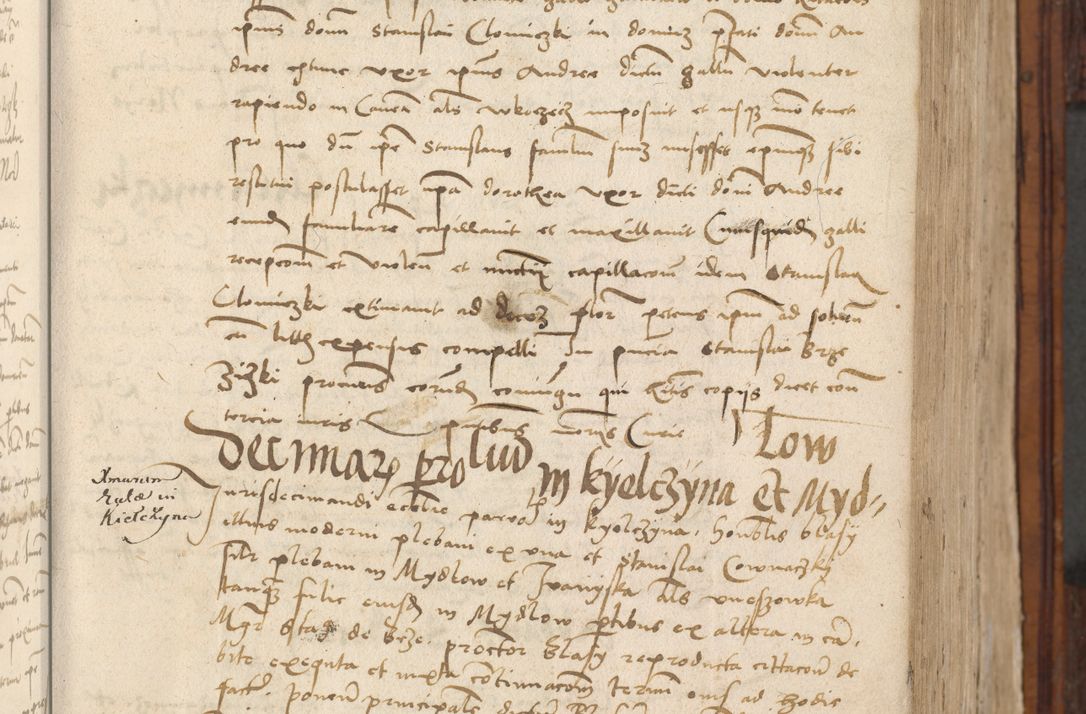 Zdjęcie nr 63 dla obiektu archiwalnego: Volumen III actorum episcopalium R.R.  Joannis Konarski episcopi Cracoviensis ex annis 18 I 1520-27 III 1524