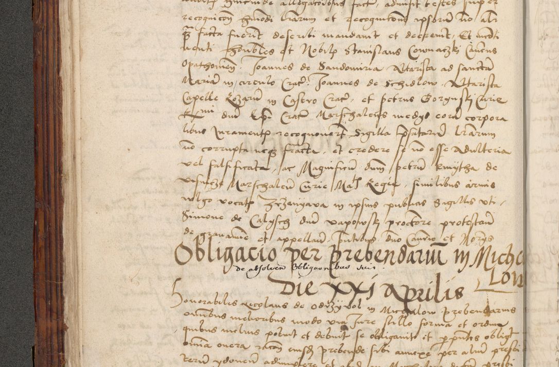 Zdjęcie nr 66 dla obiektu archiwalnego: Volumen III actorum episcopalium R.R.  Joannis Konarski episcopi Cracoviensis ex annis 18 I 1520-27 III 1524