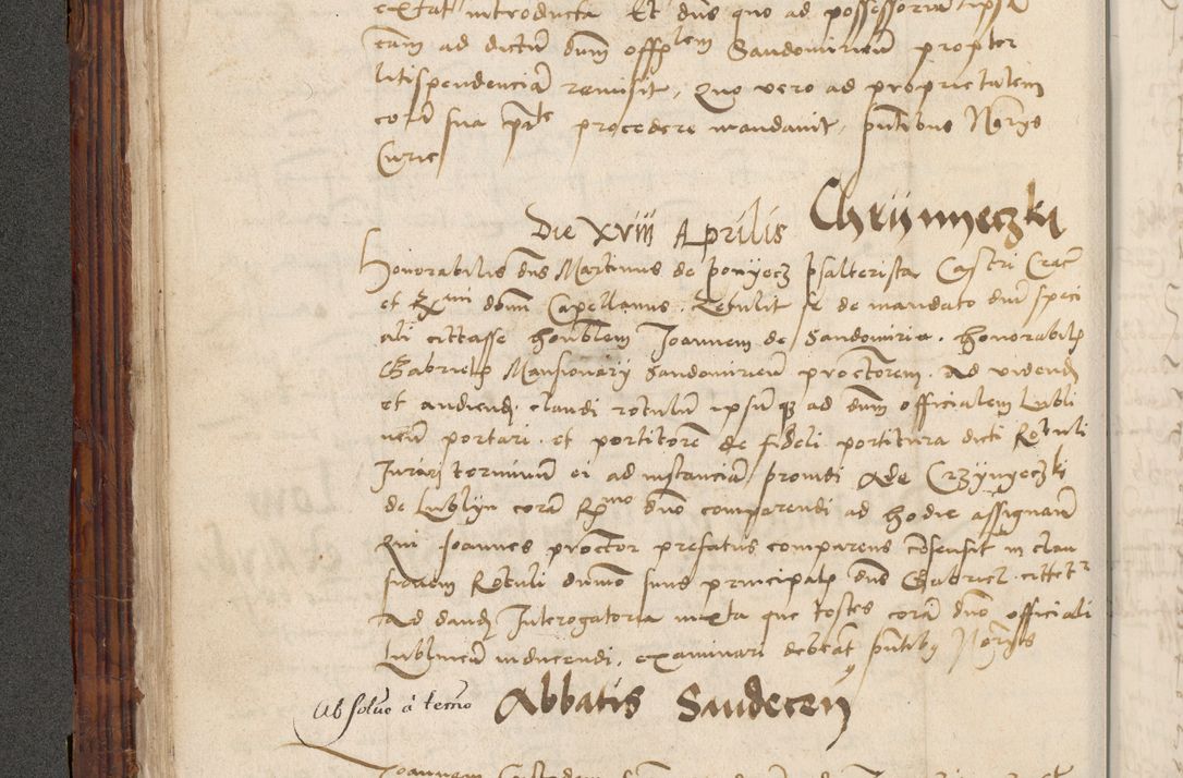 Zdjęcie nr 64 dla obiektu archiwalnego: Volumen III actorum episcopalium R.R.  Joannis Konarski episcopi Cracoviensis ex annis 18 I 1520-27 III 1524
