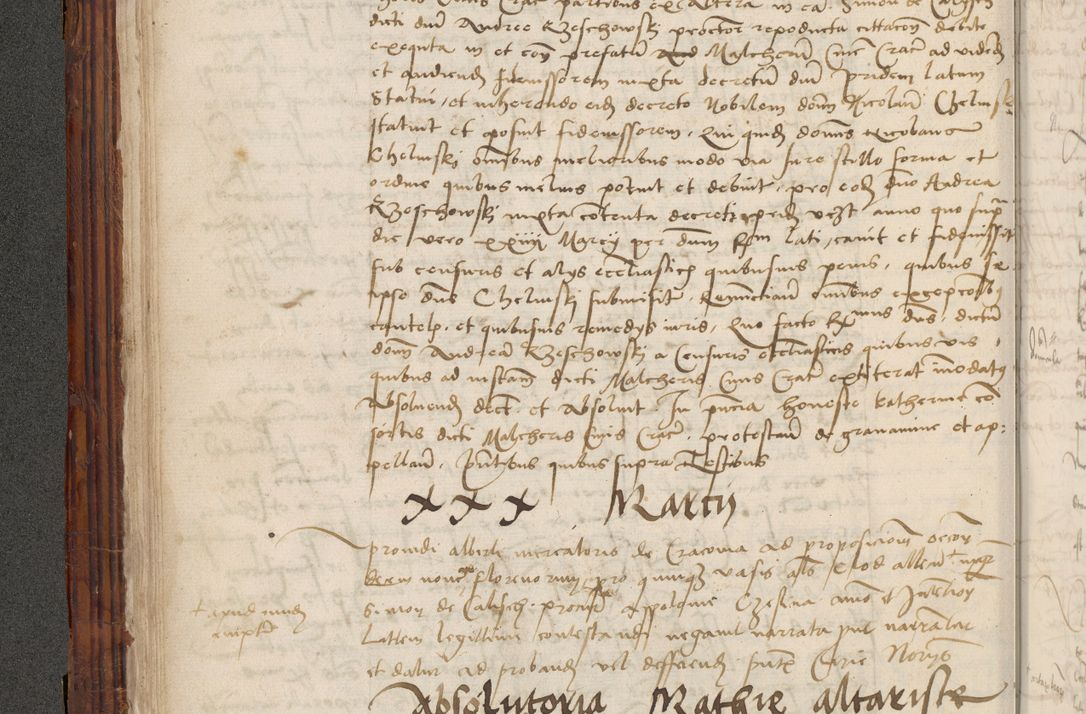 Zdjęcie nr 56 dla obiektu archiwalnego: Volumen III actorum episcopalium R.R.  Joannis Konarski episcopi Cracoviensis ex annis 18 I 1520-27 III 1524