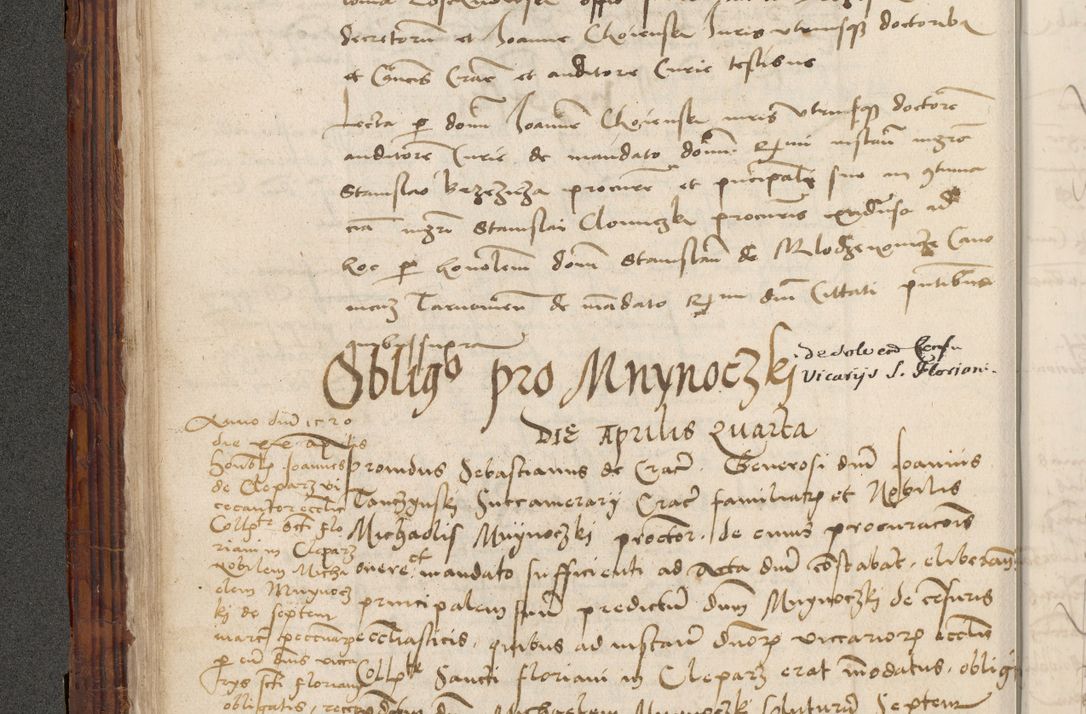 Zdjęcie nr 60 dla obiektu archiwalnego: Volumen III actorum episcopalium R.R.  Joannis Konarski episcopi Cracoviensis ex annis 18 I 1520-27 III 1524