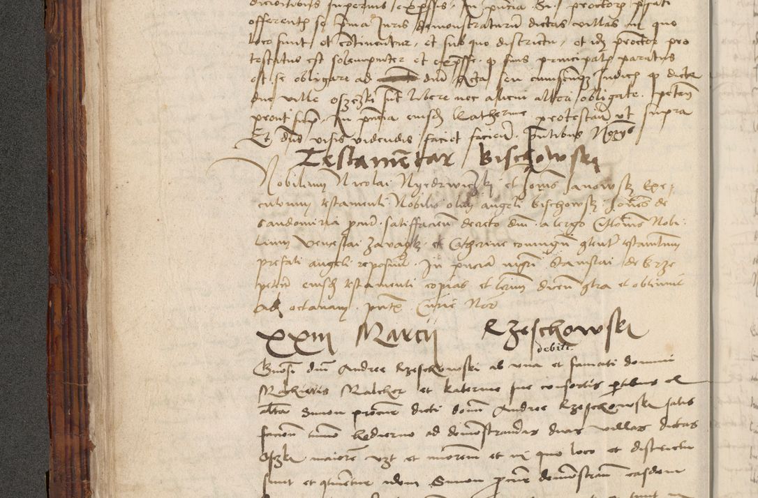 Zdjęcie nr 50 dla obiektu archiwalnego: Volumen III actorum episcopalium R.R.  Joannis Konarski episcopi Cracoviensis ex annis 18 I 1520-27 III 1524