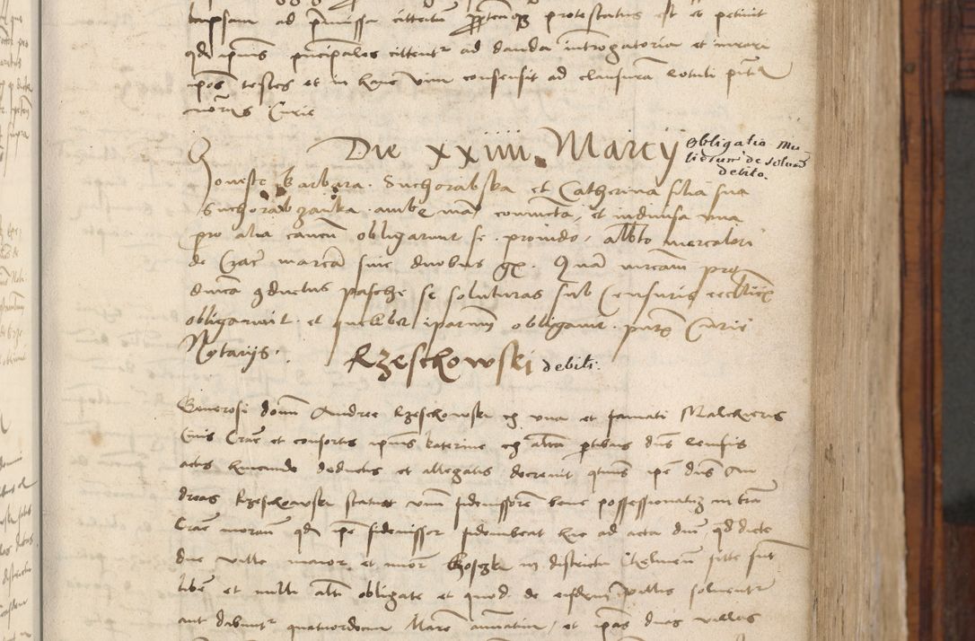 Zdjęcie nr 51 dla obiektu archiwalnego: Volumen III actorum episcopalium R.R.  Joannis Konarski episcopi Cracoviensis ex annis 18 I 1520-27 III 1524