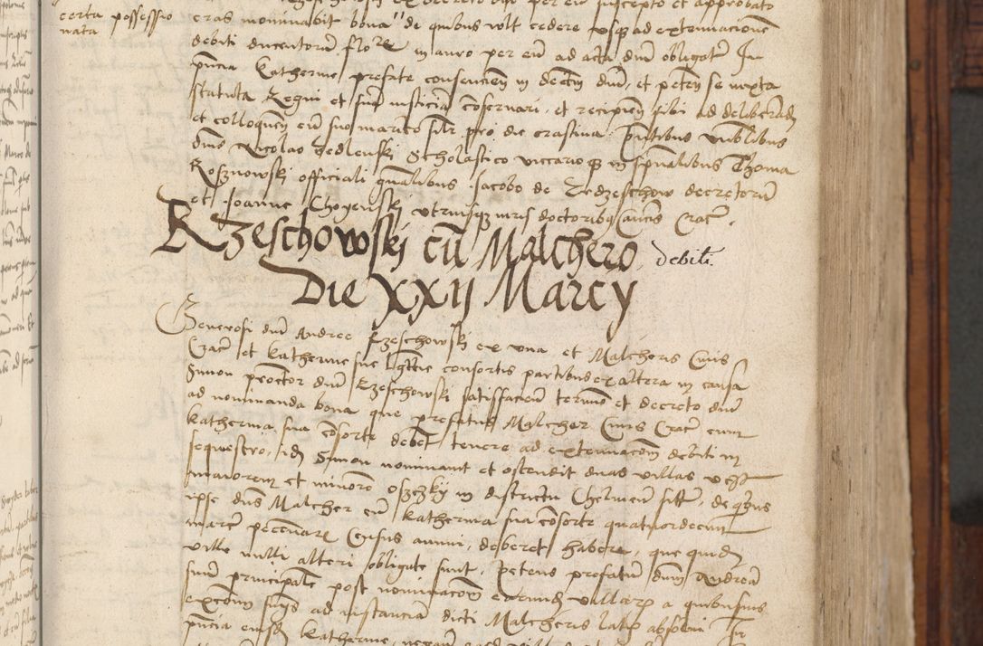 Zdjęcie nr 49 dla obiektu archiwalnego: Volumen III actorum episcopalium R.R.  Joannis Konarski episcopi Cracoviensis ex annis 18 I 1520-27 III 1524
