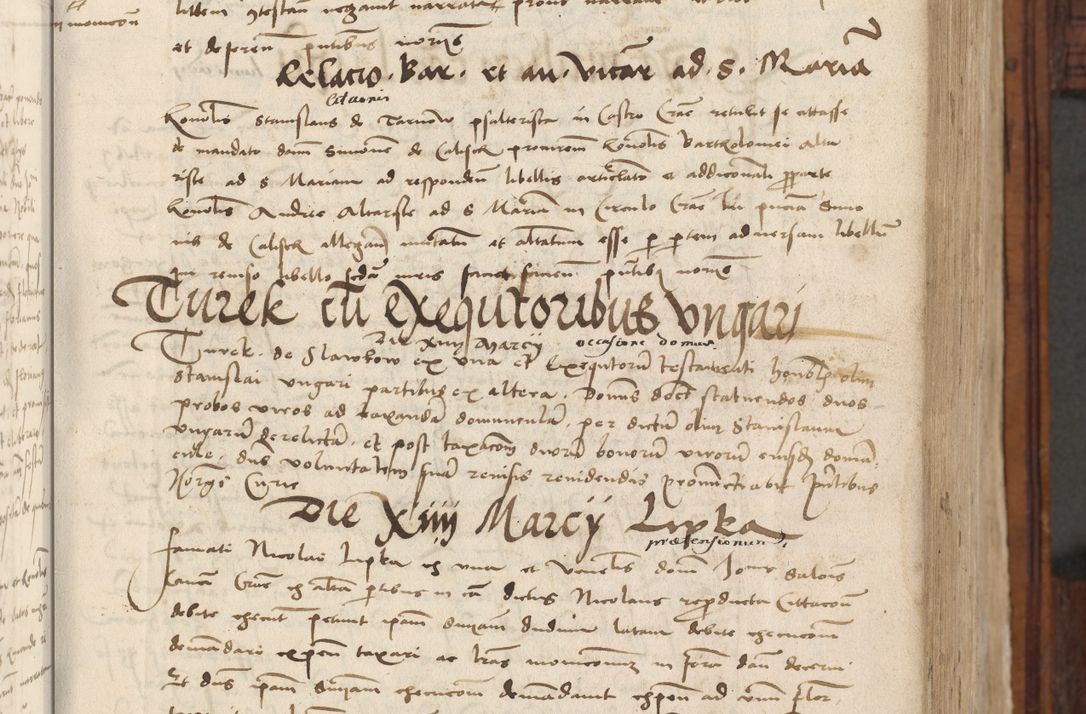 Zdjęcie nr 39 dla obiektu archiwalnego: Volumen III actorum episcopalium R.R.  Joannis Konarski episcopi Cracoviensis ex annis 18 I 1520-27 III 1524