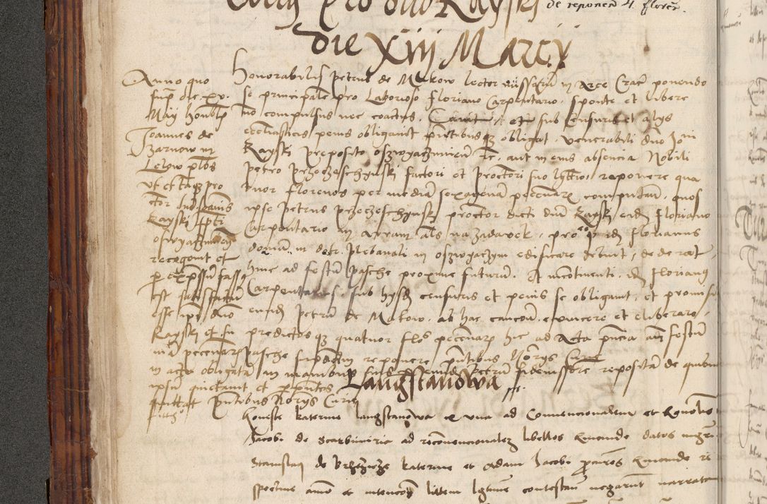 Zdjęcie nr 38 dla obiektu archiwalnego: Volumen III actorum episcopalium R.R.  Joannis Konarski episcopi Cracoviensis ex annis 18 I 1520-27 III 1524