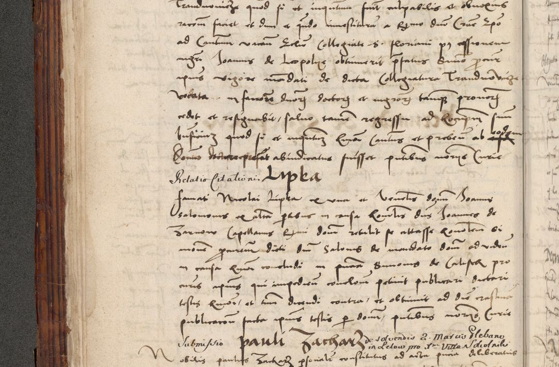 Zdjęcie nr 34 dla obiektu archiwalnego: Volumen III actorum episcopalium R.R.  Joannis Konarski episcopi Cracoviensis ex annis 18 I 1520-27 III 1524