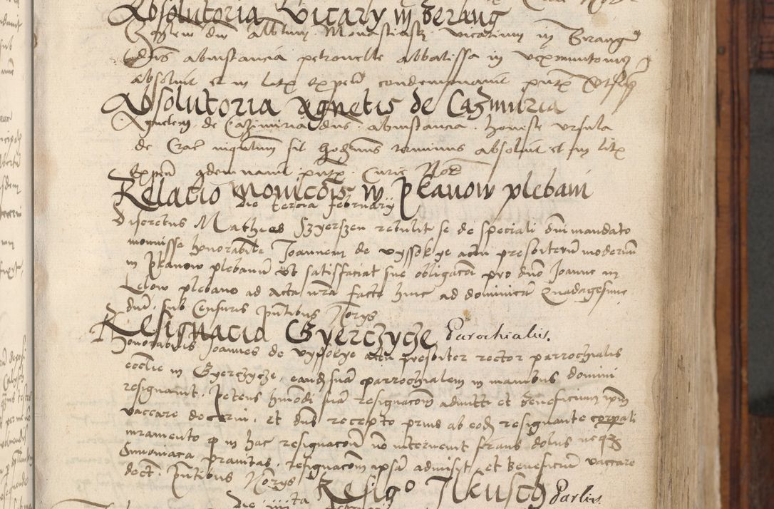 Zdjęcie nr 20 dla obiektu archiwalnego: Volumen III actorum episcopalium R.R.  Joannis Konarski episcopi Cracoviensis ex annis 18 I 1520-27 III 1524
