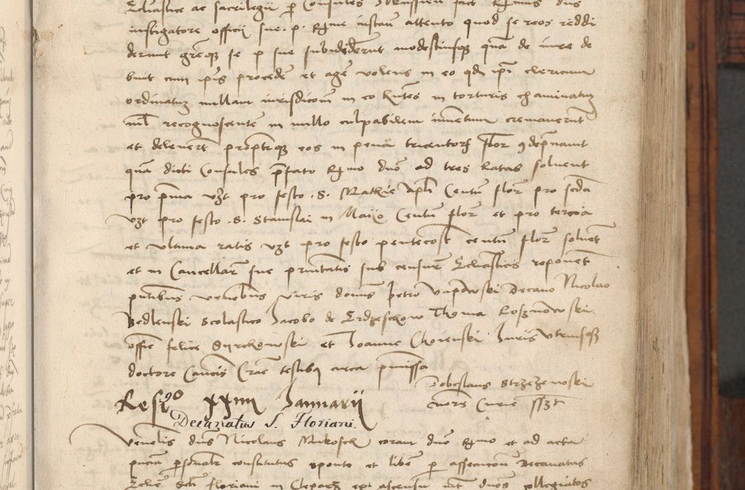 Zdjęcie nr 16 dla obiektu archiwalnego: Volumen III actorum episcopalium R.R.  Joannis Konarski episcopi Cracoviensis ex annis 18 I 1520-27 III 1524