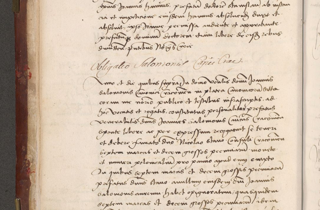 Zdjęcie nr 28 dla obiektu archiwalnego: Volumen I-um actorum coram R. D. Petro Tomicki, episcopo Cracoviensi et Regni Poloniae Vicecancellario, annoru 1524 a mense Aprili, 1525, 1526, 1527, 1528 et 1529 inclusive, quoeum indicem ad finem eiusdem voluminis videre licet.