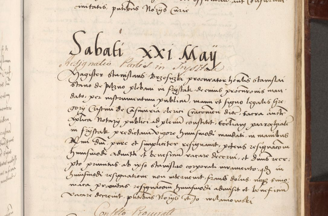 Zdjęcie nr 25 dla obiektu archiwalnego: Volumen I-um actorum coram R. D. Petro Tomicki, episcopo Cracoviensi et Regni Poloniae Vicecancellario, annoru 1524 a mense Aprili, 1525, 1526, 1527, 1528 et 1529 inclusive, quoeum indicem ad finem eiusdem voluminis videre licet.