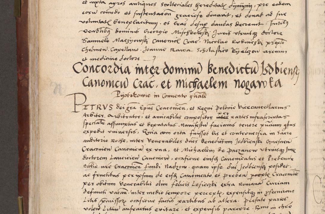 Zdjęcie nr 660 dla obiektu archiwalnego: Volumen I-um actorum coram R. D. Petro Tomicki, episcopo Cracoviensi et Regni Poloniae Vicecancellario, annoru 1524 a mense Aprili, 1525, 1526, 1527, 1528 et 1529 inclusive, quoeum indicem ad finem eiusdem voluminis videre licet.