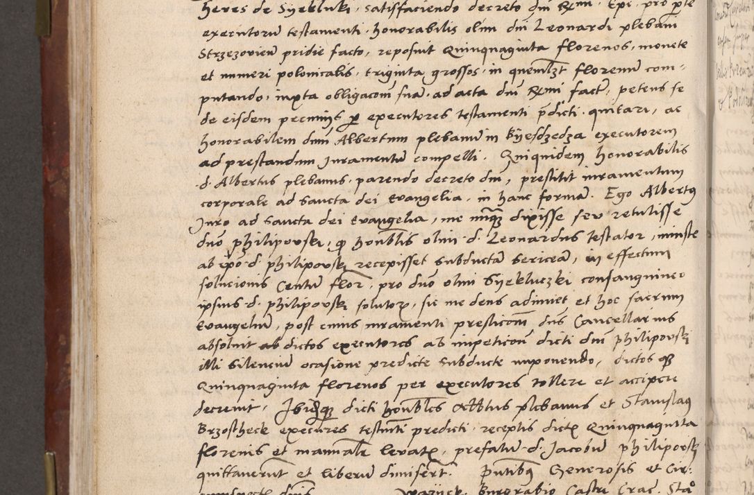 Zdjęcie nr 648 dla obiektu archiwalnego: Volumen I-um actorum coram R. D. Petro Tomicki, episcopo Cracoviensi et Regni Poloniae Vicecancellario, annoru 1524 a mense Aprili, 1525, 1526, 1527, 1528 et 1529 inclusive, quoeum indicem ad finem eiusdem voluminis videre licet.