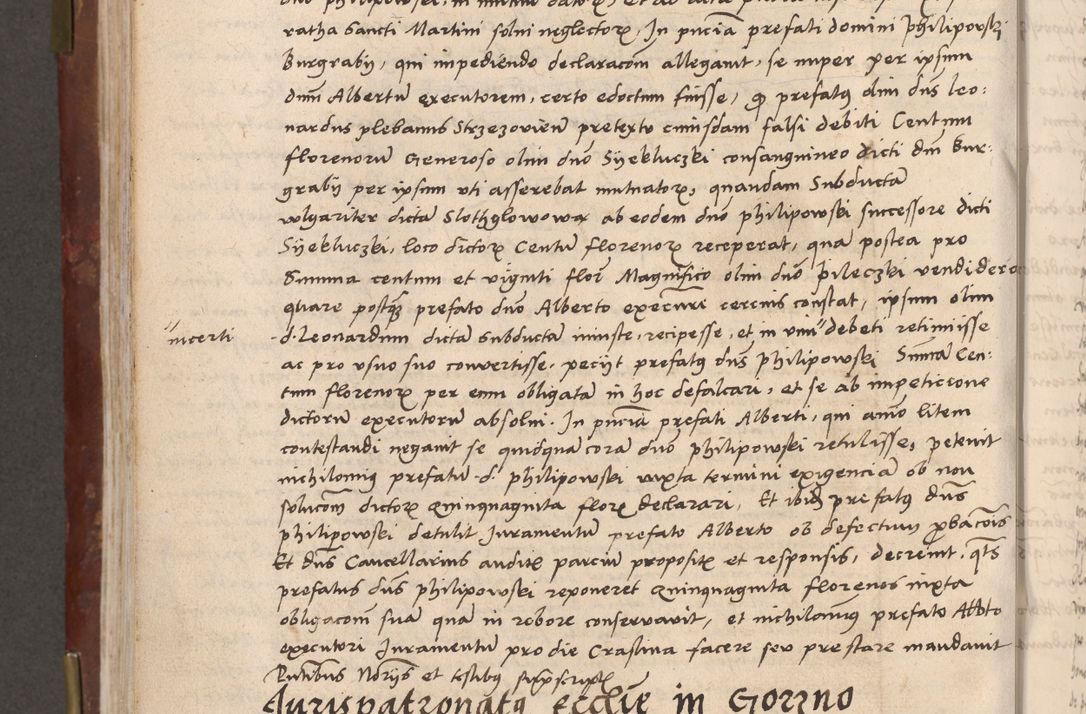 Zdjęcie nr 646 dla obiektu archiwalnego: Volumen I-um actorum coram R. D. Petro Tomicki, episcopo Cracoviensi et Regni Poloniae Vicecancellario, annoru 1524 a mense Aprili, 1525, 1526, 1527, 1528 et 1529 inclusive, quoeum indicem ad finem eiusdem voluminis videre licet.