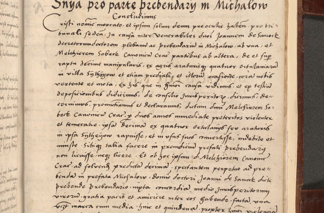 Zdjęcie nr 637 dla obiektu archiwalnego: Volumen I-um actorum coram R. D. Petro Tomicki, episcopo Cracoviensi et Regni Poloniae Vicecancellario, annoru 1524 a mense Aprili, 1525, 1526, 1527, 1528 et 1529 inclusive, quoeum indicem ad finem eiusdem voluminis videre licet.
