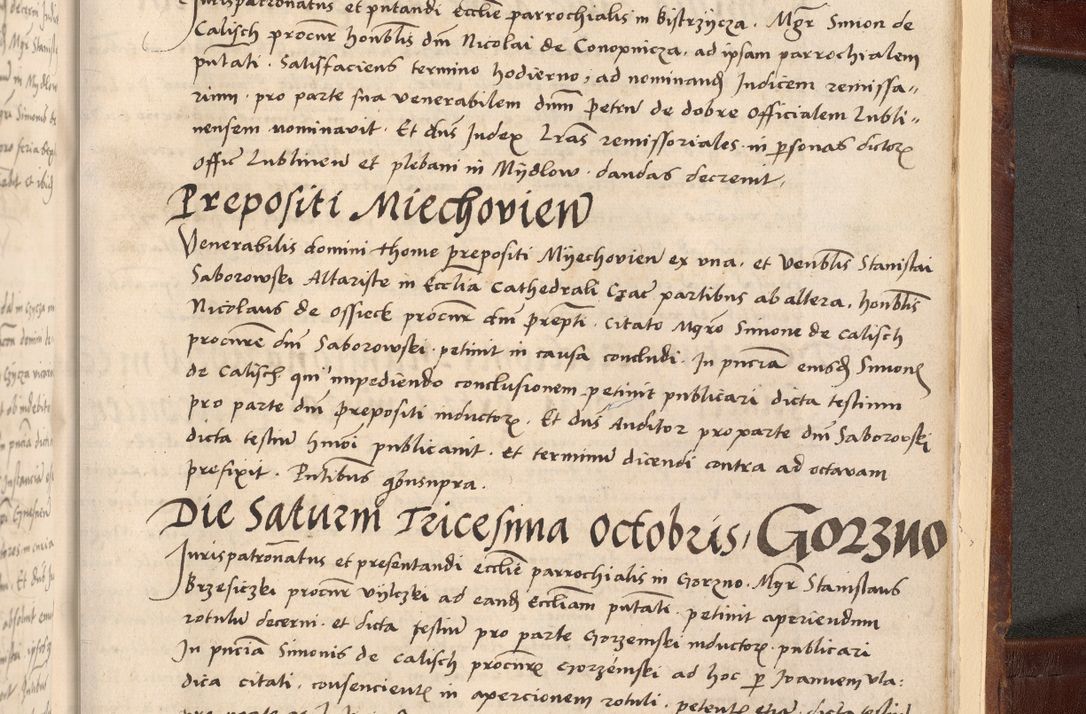 Zdjęcie nr 639 dla obiektu archiwalnego: Volumen I-um actorum coram R. D. Petro Tomicki, episcopo Cracoviensi et Regni Poloniae Vicecancellario, annoru 1524 a mense Aprili, 1525, 1526, 1527, 1528 et 1529 inclusive, quoeum indicem ad finem eiusdem voluminis videre licet.
