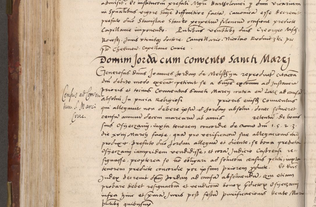 Zdjęcie nr 624 dla obiektu archiwalnego: Volumen I-um actorum coram R. D. Petro Tomicki, episcopo Cracoviensi et Regni Poloniae Vicecancellario, annoru 1524 a mense Aprili, 1525, 1526, 1527, 1528 et 1529 inclusive, quoeum indicem ad finem eiusdem voluminis videre licet.