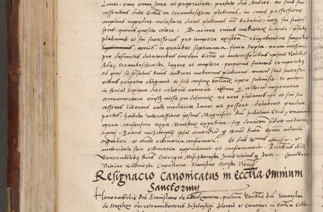 Zdjęcie nr 620 dla obiektu archiwalnego: Volumen I-um actorum coram R. D. Petro Tomicki, episcopo Cracoviensi et Regni Poloniae Vicecancellario, annoru 1524 a mense Aprili, 1525, 1526, 1527, 1528 et 1529 inclusive, quoeum indicem ad finem eiusdem voluminis videre licet.
