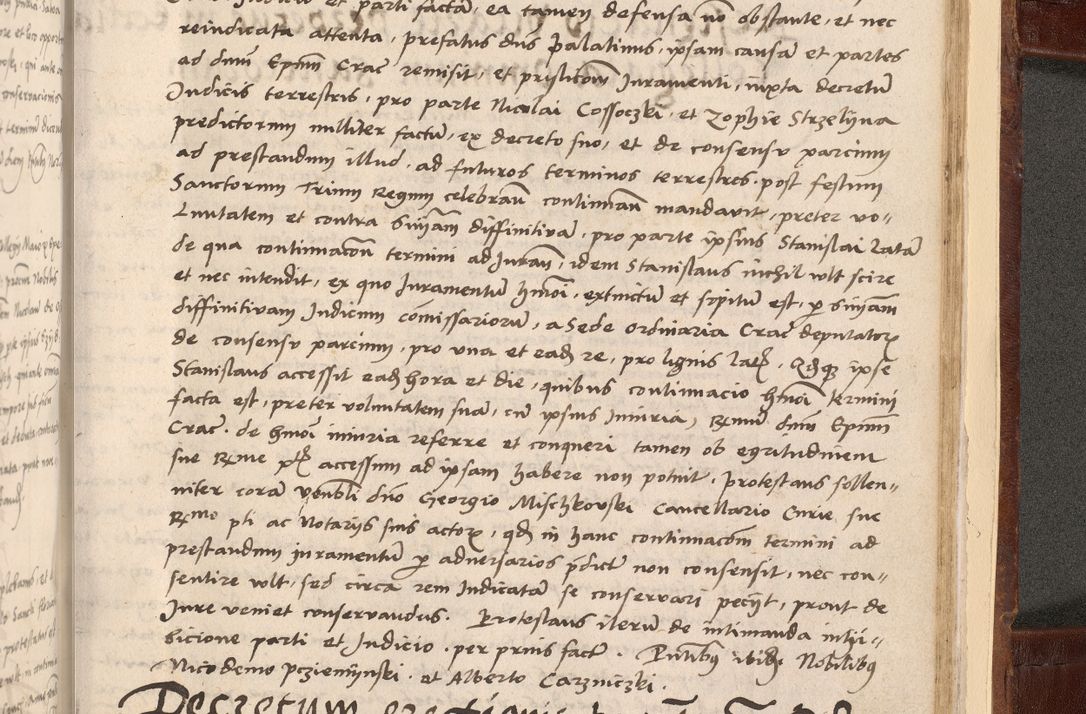 Zdjęcie nr 615 dla obiektu archiwalnego: Volumen I-um actorum coram R. D. Petro Tomicki, episcopo Cracoviensi et Regni Poloniae Vicecancellario, annoru 1524 a mense Aprili, 1525, 1526, 1527, 1528 et 1529 inclusive, quoeum indicem ad finem eiusdem voluminis videre licet.