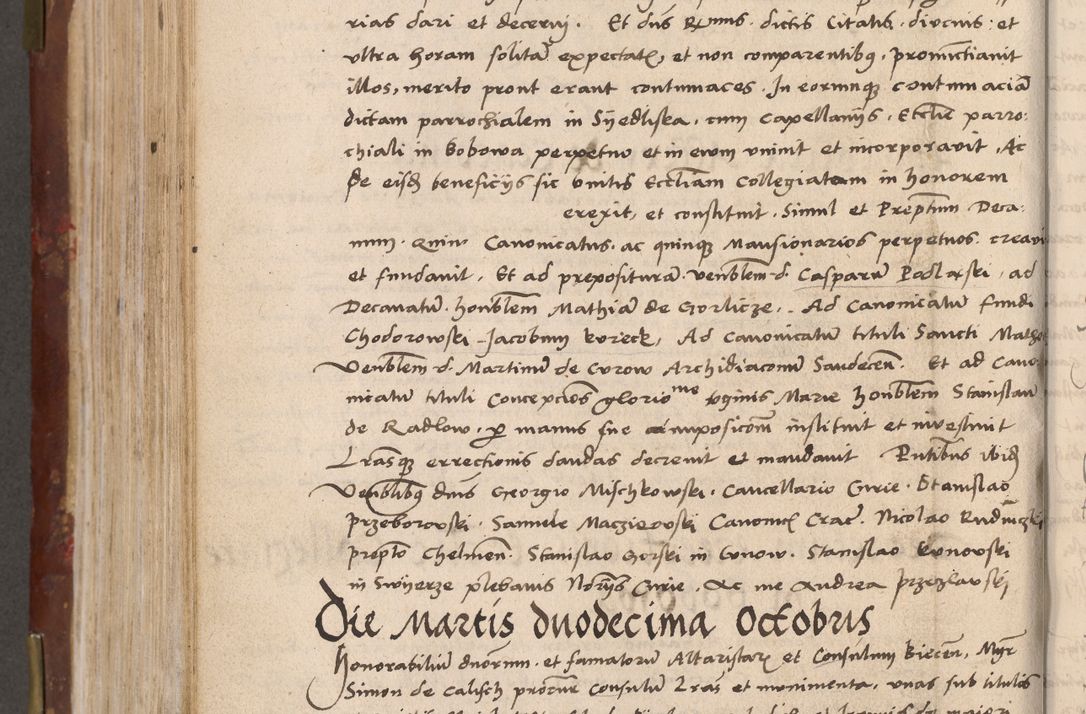 Zdjęcie nr 618 dla obiektu archiwalnego: Volumen I-um actorum coram R. D. Petro Tomicki, episcopo Cracoviensi et Regni Poloniae Vicecancellario, annoru 1524 a mense Aprili, 1525, 1526, 1527, 1528 et 1529 inclusive, quoeum indicem ad finem eiusdem voluminis videre licet.