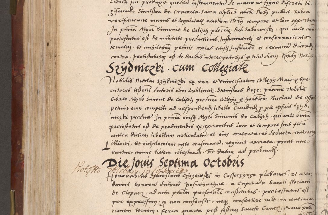 Zdjęcie nr 614 dla obiektu archiwalnego: Volumen I-um actorum coram R. D. Petro Tomicki, episcopo Cracoviensi et Regni Poloniae Vicecancellario, annoru 1524 a mense Aprili, 1525, 1526, 1527, 1528 et 1529 inclusive, quoeum indicem ad finem eiusdem voluminis videre licet.
