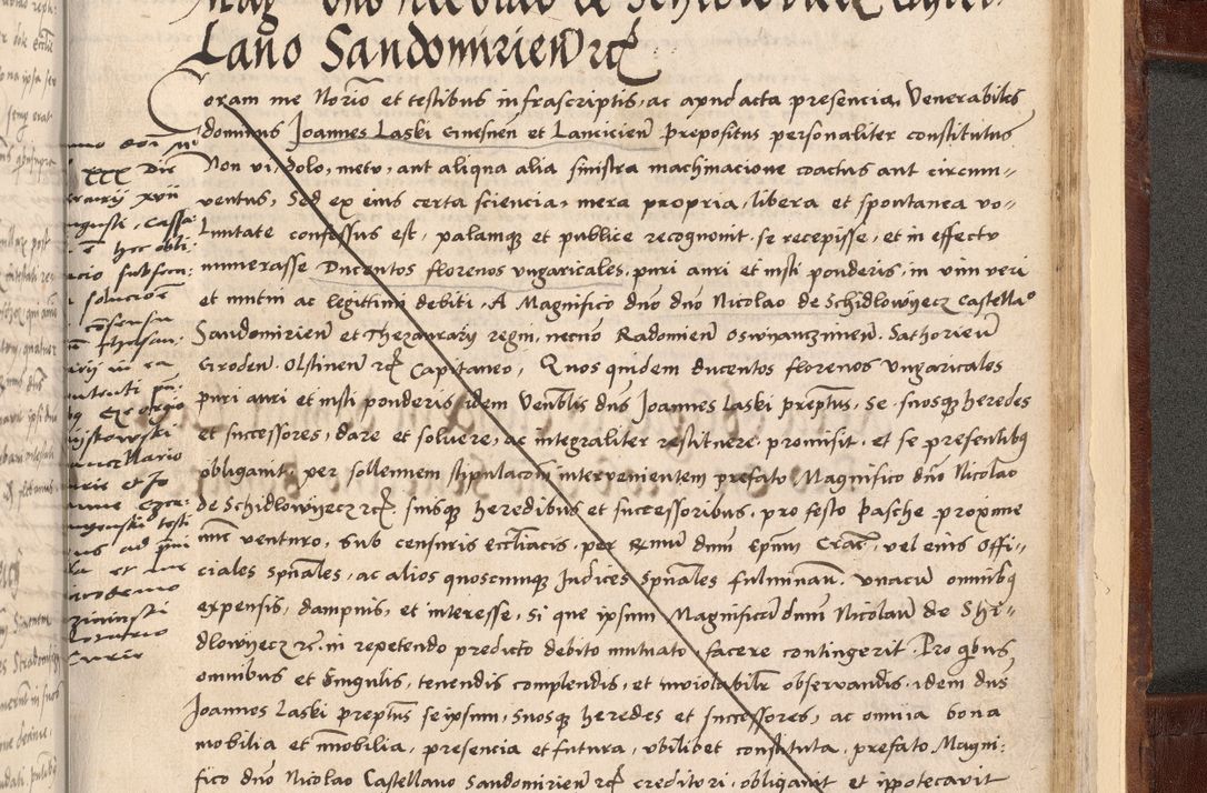 Zdjęcie nr 611 dla obiektu archiwalnego: Volumen I-um actorum coram R. D. Petro Tomicki, episcopo Cracoviensi et Regni Poloniae Vicecancellario, annoru 1524 a mense Aprili, 1525, 1526, 1527, 1528 et 1529 inclusive, quoeum indicem ad finem eiusdem voluminis videre licet.