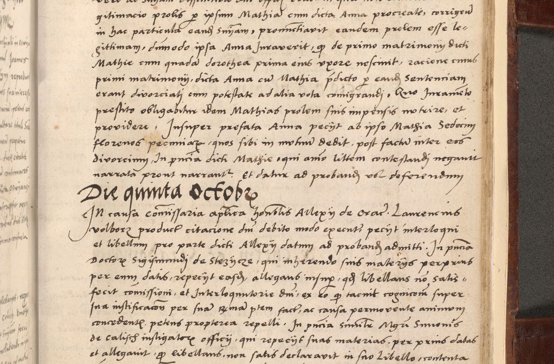 Zdjęcie nr 609 dla obiektu archiwalnego: Volumen I-um actorum coram R. D. Petro Tomicki, episcopo Cracoviensi et Regni Poloniae Vicecancellario, annoru 1524 a mense Aprili, 1525, 1526, 1527, 1528 et 1529 inclusive, quoeum indicem ad finem eiusdem voluminis videre licet.