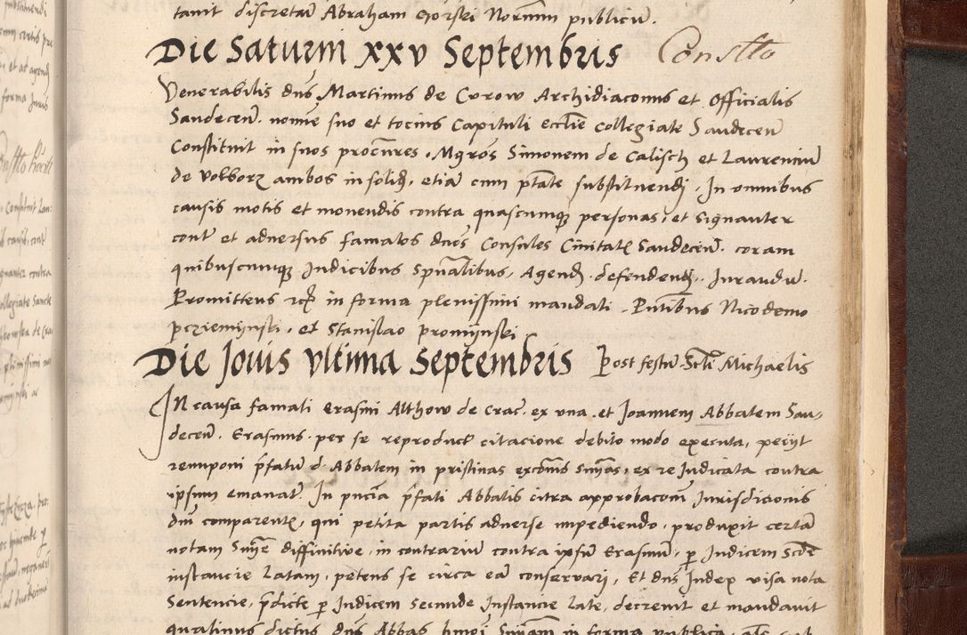 Zdjęcie nr 607 dla obiektu archiwalnego: Volumen I-um actorum coram R. D. Petro Tomicki, episcopo Cracoviensi et Regni Poloniae Vicecancellario, annoru 1524 a mense Aprili, 1525, 1526, 1527, 1528 et 1529 inclusive, quoeum indicem ad finem eiusdem voluminis videre licet.