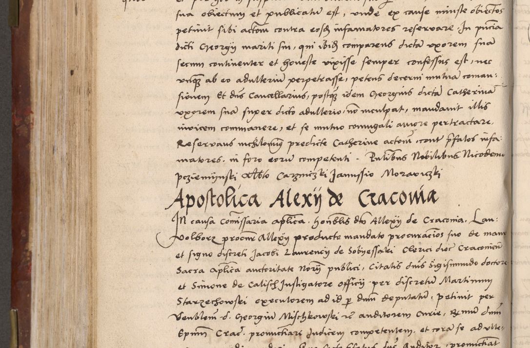 Zdjęcie nr 598 dla obiektu archiwalnego: Volumen I-um actorum coram R. D. Petro Tomicki, episcopo Cracoviensi et Regni Poloniae Vicecancellario, annoru 1524 a mense Aprili, 1525, 1526, 1527, 1528 et 1529 inclusive, quoeum indicem ad finem eiusdem voluminis videre licet.