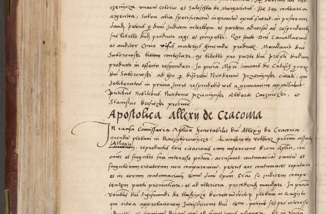 Zdjęcie nr 596 dla obiektu archiwalnego: Volumen I-um actorum coram R. D. Petro Tomicki, episcopo Cracoviensi et Regni Poloniae Vicecancellario, annoru 1524 a mense Aprili, 1525, 1526, 1527, 1528 et 1529 inclusive, quoeum indicem ad finem eiusdem voluminis videre licet.