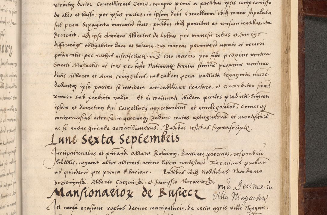 Zdjęcie nr 595 dla obiektu archiwalnego: Volumen I-um actorum coram R. D. Petro Tomicki, episcopo Cracoviensi et Regni Poloniae Vicecancellario, annoru 1524 a mense Aprili, 1525, 1526, 1527, 1528 et 1529 inclusive, quoeum indicem ad finem eiusdem voluminis videre licet.