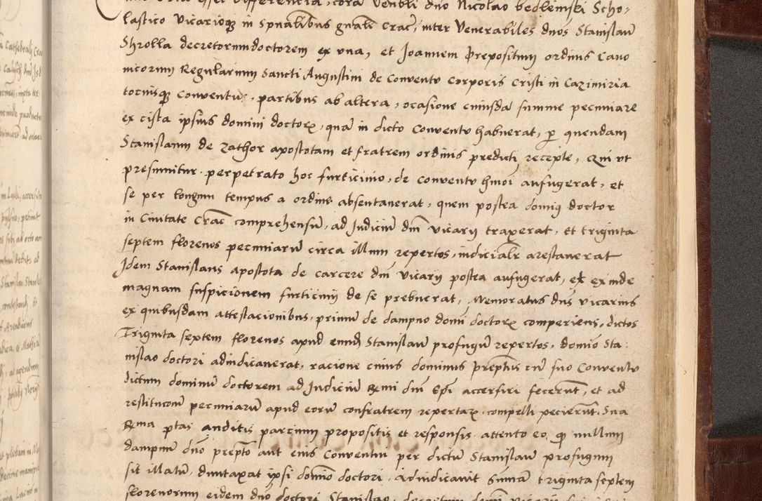 Zdjęcie nr 591 dla obiektu archiwalnego: Volumen I-um actorum coram R. D. Petro Tomicki, episcopo Cracoviensi et Regni Poloniae Vicecancellario, annoru 1524 a mense Aprili, 1525, 1526, 1527, 1528 et 1529 inclusive, quoeum indicem ad finem eiusdem voluminis videre licet.