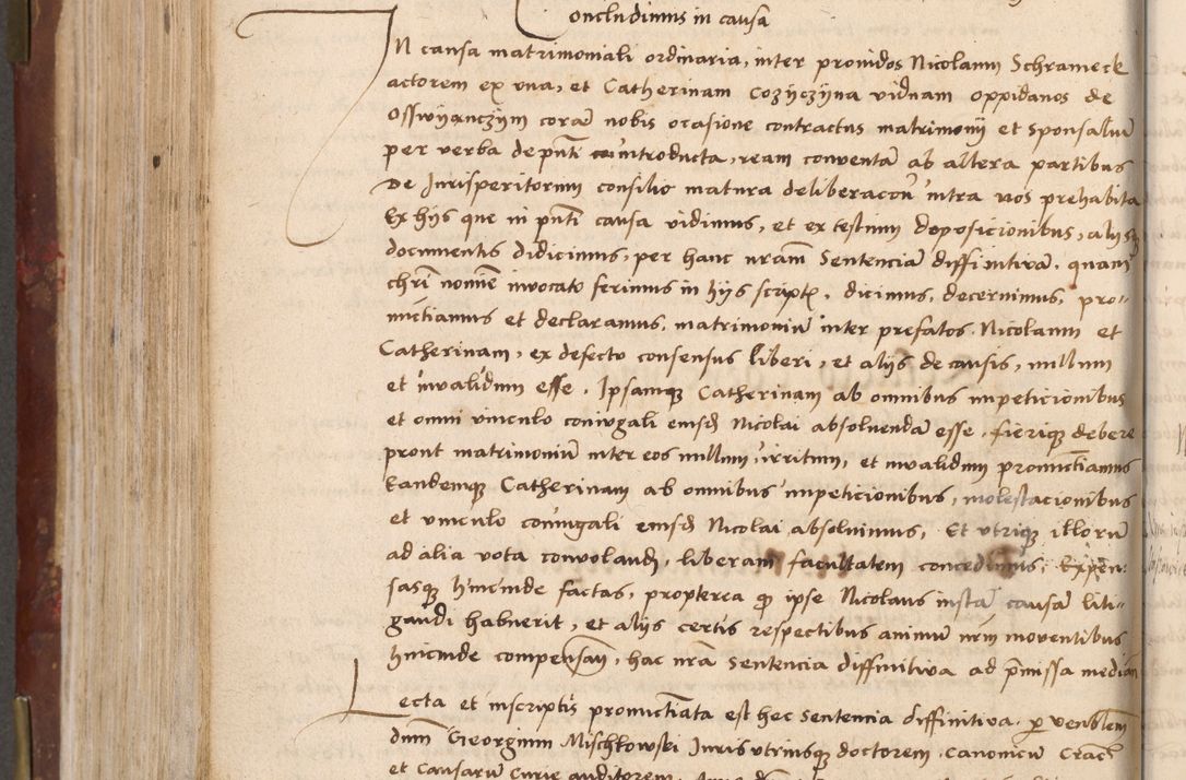 Zdjęcie nr 588 dla obiektu archiwalnego: Volumen I-um actorum coram R. D. Petro Tomicki, episcopo Cracoviensi et Regni Poloniae Vicecancellario, annoru 1524 a mense Aprili, 1525, 1526, 1527, 1528 et 1529 inclusive, quoeum indicem ad finem eiusdem voluminis videre licet.