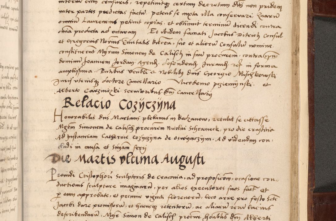 Zdjęcie nr 587 dla obiektu archiwalnego: Volumen I-um actorum coram R. D. Petro Tomicki, episcopo Cracoviensi et Regni Poloniae Vicecancellario, annoru 1524 a mense Aprili, 1525, 1526, 1527, 1528 et 1529 inclusive, quoeum indicem ad finem eiusdem voluminis videre licet.
