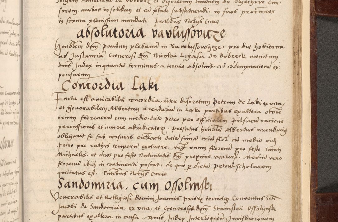 Zdjęcie nr 581 dla obiektu archiwalnego: Volumen I-um actorum coram R. D. Petro Tomicki, episcopo Cracoviensi et Regni Poloniae Vicecancellario, annoru 1524 a mense Aprili, 1525, 1526, 1527, 1528 et 1529 inclusive, quoeum indicem ad finem eiusdem voluminis videre licet.
