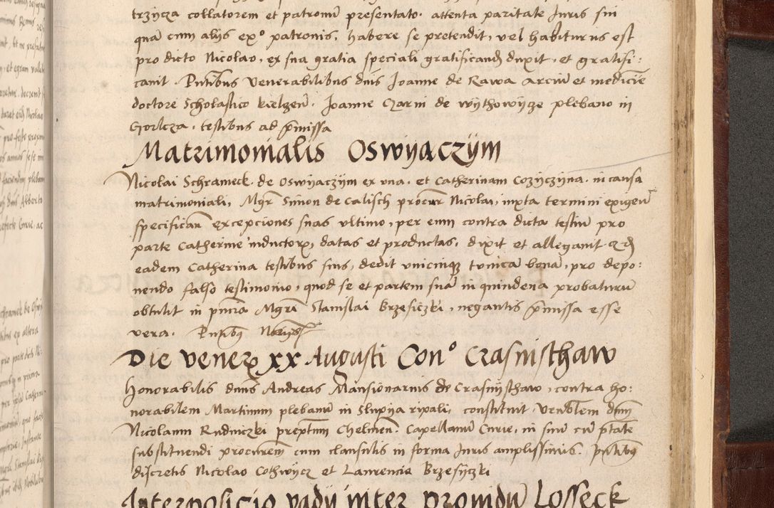 Zdjęcie nr 577 dla obiektu archiwalnego: Volumen I-um actorum coram R. D. Petro Tomicki, episcopo Cracoviensi et Regni Poloniae Vicecancellario, annoru 1524 a mense Aprili, 1525, 1526, 1527, 1528 et 1529 inclusive, quoeum indicem ad finem eiusdem voluminis videre licet.