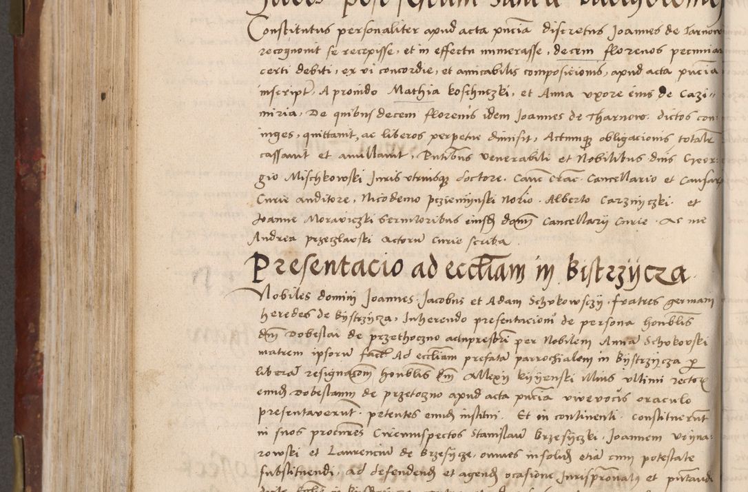 Zdjęcie nr 578 dla obiektu archiwalnego: Volumen I-um actorum coram R. D. Petro Tomicki, episcopo Cracoviensi et Regni Poloniae Vicecancellario, annoru 1524 a mense Aprili, 1525, 1526, 1527, 1528 et 1529 inclusive, quoeum indicem ad finem eiusdem voluminis videre licet.