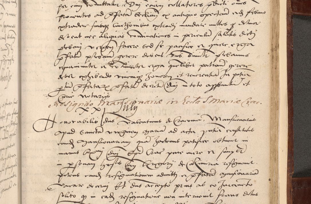 Zdjęcie nr 575 dla obiektu archiwalnego: Volumen I-um actorum coram R. D. Petro Tomicki, episcopo Cracoviensi et Regni Poloniae Vicecancellario, annoru 1524 a mense Aprili, 1525, 1526, 1527, 1528 et 1529 inclusive, quoeum indicem ad finem eiusdem voluminis videre licet.