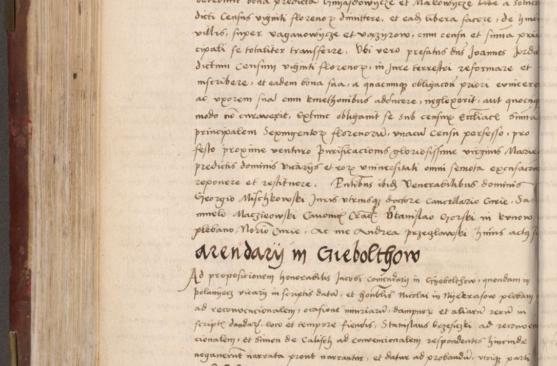 Zdjęcie nr 570 dla obiektu archiwalnego: Volumen I-um actorum coram R. D. Petro Tomicki, episcopo Cracoviensi et Regni Poloniae Vicecancellario, annoru 1524 a mense Aprili, 1525, 1526, 1527, 1528 et 1529 inclusive, quoeum indicem ad finem eiusdem voluminis videre licet.