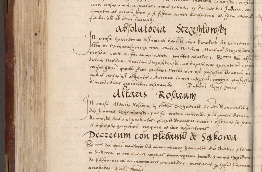 Zdjęcie nr 566 dla obiektu archiwalnego: Volumen I-um actorum coram R. D. Petro Tomicki, episcopo Cracoviensi et Regni Poloniae Vicecancellario, annoru 1524 a mense Aprili, 1525, 1526, 1527, 1528 et 1529 inclusive, quoeum indicem ad finem eiusdem voluminis videre licet.