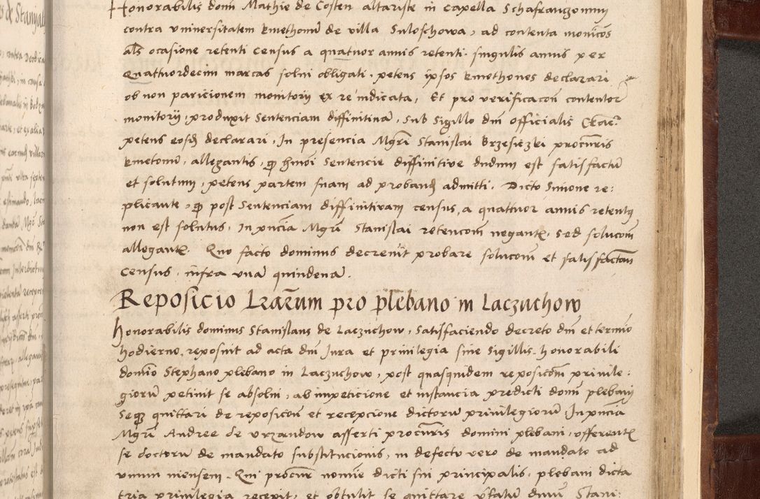 Zdjęcie nr 551 dla obiektu archiwalnego: Volumen I-um actorum coram R. D. Petro Tomicki, episcopo Cracoviensi et Regni Poloniae Vicecancellario, annoru 1524 a mense Aprili, 1525, 1526, 1527, 1528 et 1529 inclusive, quoeum indicem ad finem eiusdem voluminis videre licet.