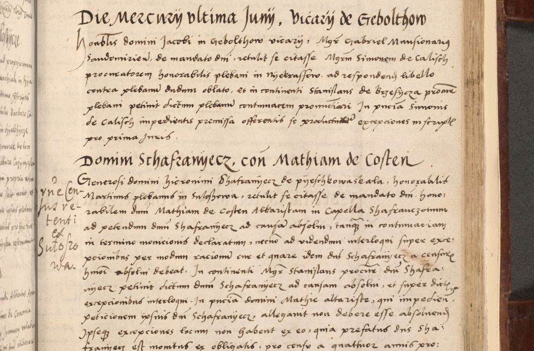Zdjęcie nr 555 dla obiektu archiwalnego: Volumen I-um actorum coram R. D. Petro Tomicki, episcopo Cracoviensi et Regni Poloniae Vicecancellario, annoru 1524 a mense Aprili, 1525, 1526, 1527, 1528 et 1529 inclusive, quoeum indicem ad finem eiusdem voluminis videre licet.