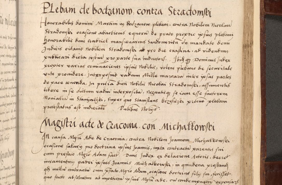 Zdjęcie nr 545 dla obiektu archiwalnego: Volumen I-um actorum coram R. D. Petro Tomicki, episcopo Cracoviensi et Regni Poloniae Vicecancellario, annoru 1524 a mense Aprili, 1525, 1526, 1527, 1528 et 1529 inclusive, quoeum indicem ad finem eiusdem voluminis videre licet.