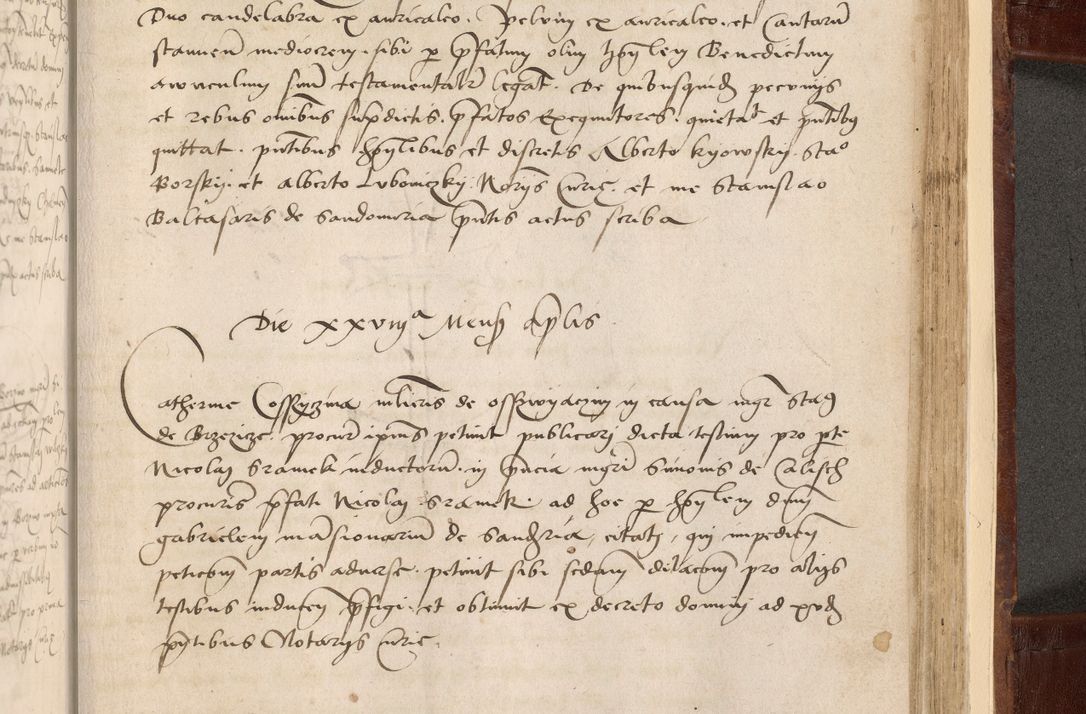 Zdjęcie nr 537 dla obiektu archiwalnego: Volumen I-um actorum coram R. D. Petro Tomicki, episcopo Cracoviensi et Regni Poloniae Vicecancellario, annoru 1524 a mense Aprili, 1525, 1526, 1527, 1528 et 1529 inclusive, quoeum indicem ad finem eiusdem voluminis videre licet.