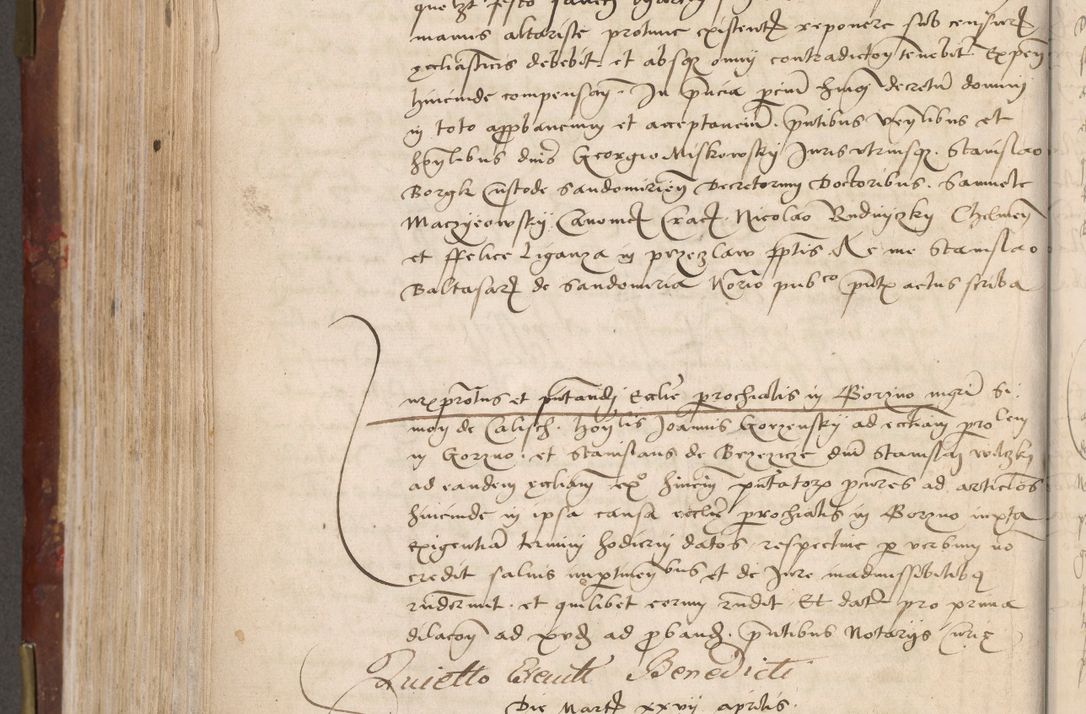 Zdjęcie nr 536 dla obiektu archiwalnego: Volumen I-um actorum coram R. D. Petro Tomicki, episcopo Cracoviensi et Regni Poloniae Vicecancellario, annoru 1524 a mense Aprili, 1525, 1526, 1527, 1528 et 1529 inclusive, quoeum indicem ad finem eiusdem voluminis videre licet.
