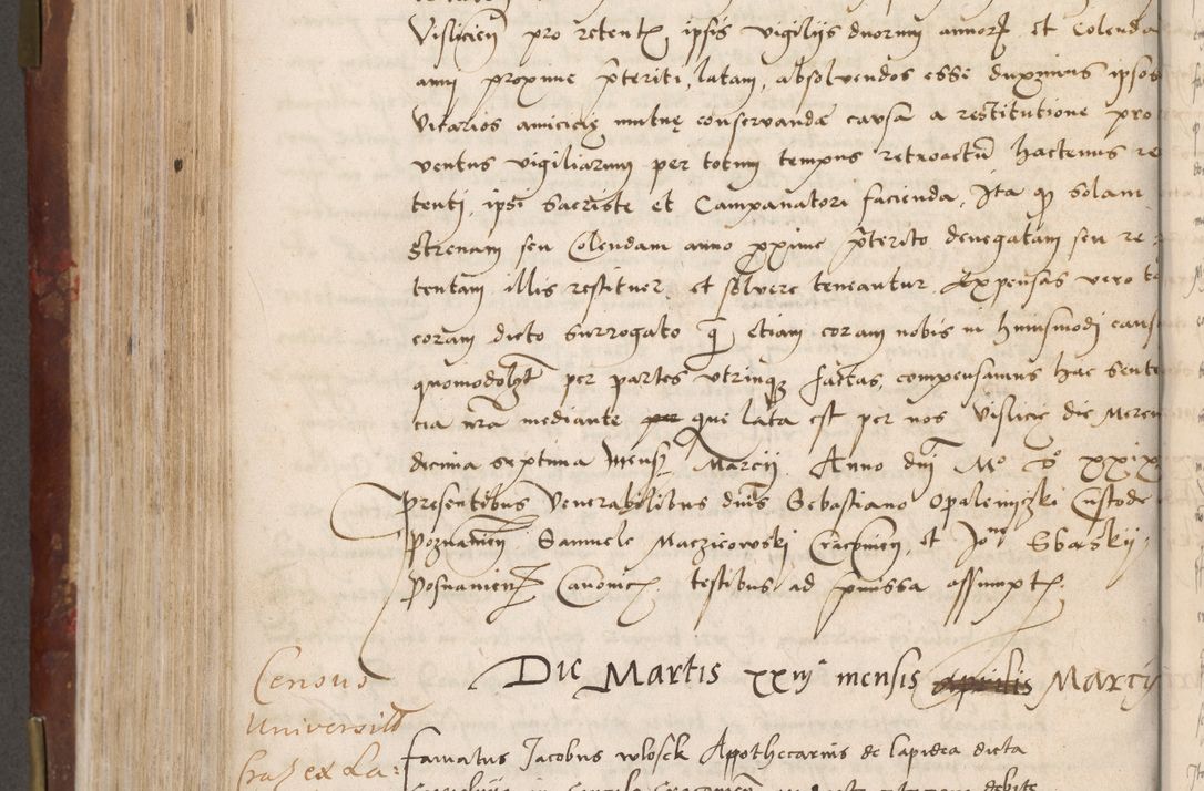 Zdjęcie nr 522 dla obiektu archiwalnego: Volumen I-um actorum coram R. D. Petro Tomicki, episcopo Cracoviensi et Regni Poloniae Vicecancellario, annoru 1524 a mense Aprili, 1525, 1526, 1527, 1528 et 1529 inclusive, quoeum indicem ad finem eiusdem voluminis videre licet.