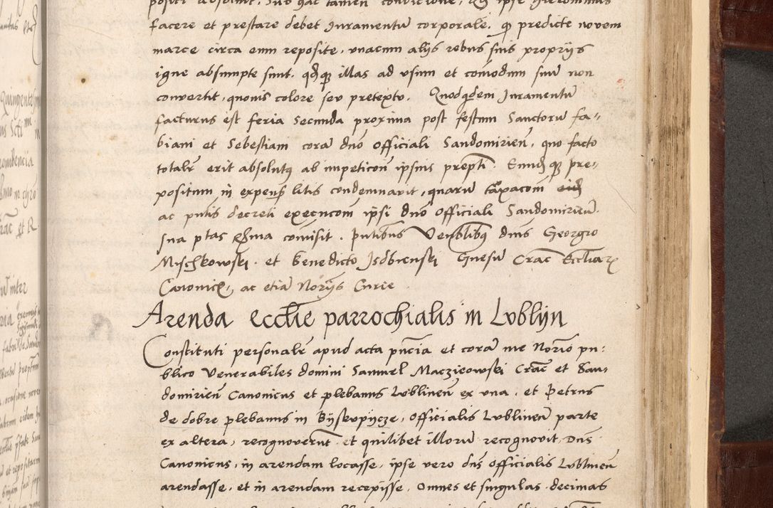 Zdjęcie nr 503 dla obiektu archiwalnego: Volumen I-um actorum coram R. D. Petro Tomicki, episcopo Cracoviensi et Regni Poloniae Vicecancellario, annoru 1524 a mense Aprili, 1525, 1526, 1527, 1528 et 1529 inclusive, quoeum indicem ad finem eiusdem voluminis videre licet.