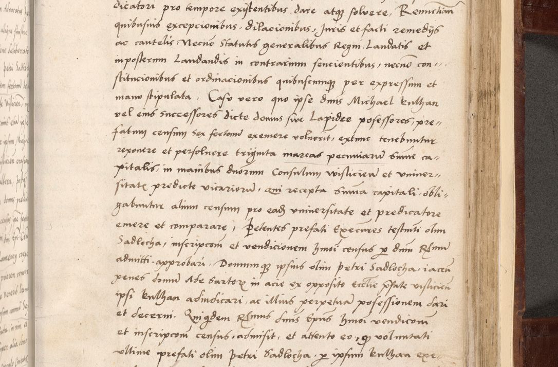 Zdjęcie nr 499 dla obiektu archiwalnego: Volumen I-um actorum coram R. D. Petro Tomicki, episcopo Cracoviensi et Regni Poloniae Vicecancellario, annoru 1524 a mense Aprili, 1525, 1526, 1527, 1528 et 1529 inclusive, quoeum indicem ad finem eiusdem voluminis videre licet.